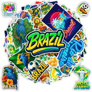 100 PCS Brazil Stickers Pack