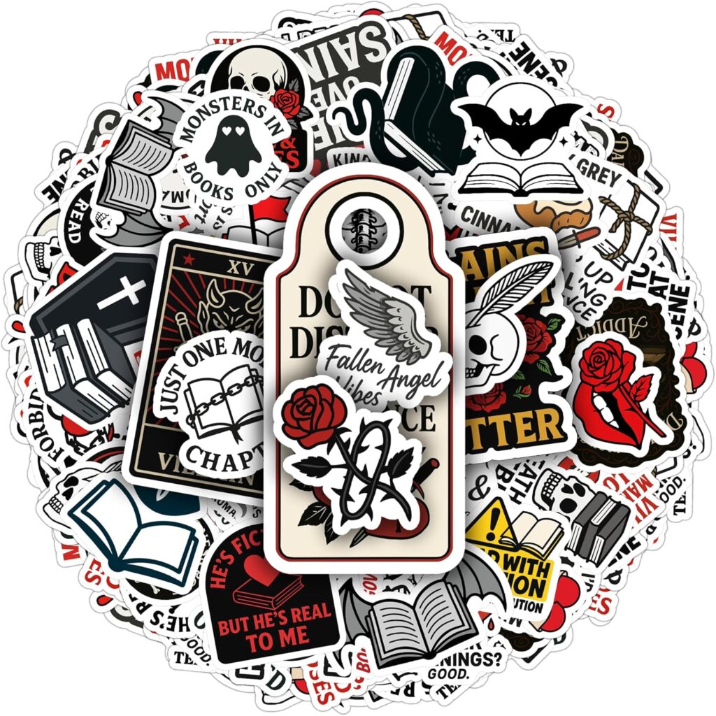 100 PCS Dark Romance Stickers Pack