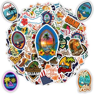 100 PCS Guam Hafa Adai Stickers Pack