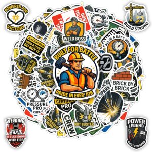 100 PCS Hard Hat Stickers Pack