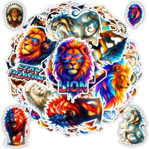 100 PCS Lion Stickers Pack