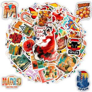 100 PCS Spain Stickers Pack