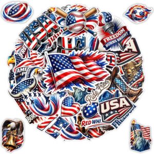 100 PCS USA Patriotic Stickers Pack