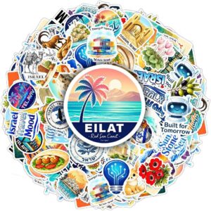 100 PCS Israel Stickers Pack