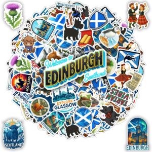 100 PCS Scotland Stickers Pack