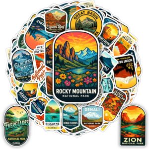 100 PCS National Park Stickers Pack