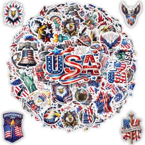 100 PCS USA Patriotic Stickers Pack