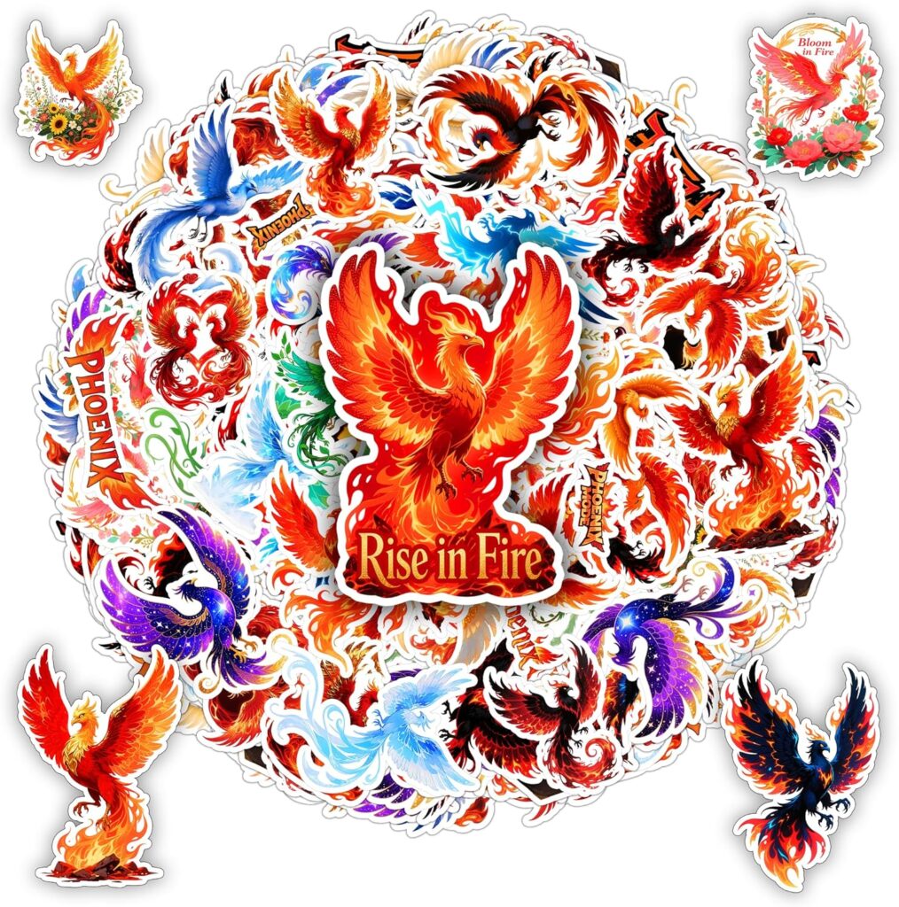 108 PCS Phoenix Stickers Pack